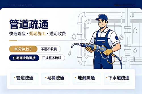 樟树管道疏通
