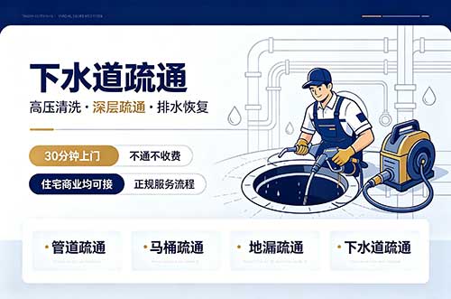 樟树下水道疏通