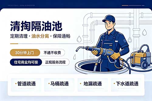 樟树清掏隔油池